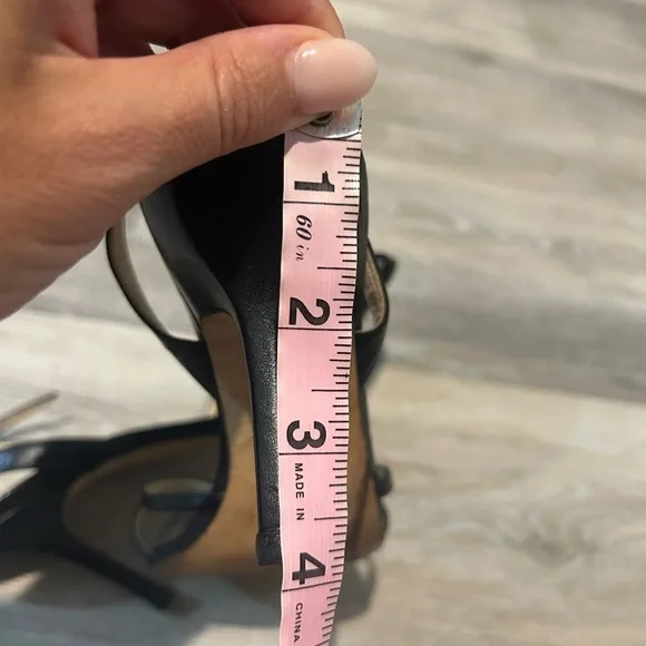 Jimmy Choo Black Stiletto Heels with Slingback Strap - Picture 8 of 8